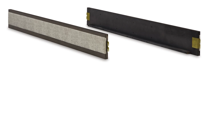 Burkhaus QUEEN UPHOLSTERED RAILS ASHLEY Brown B984-96