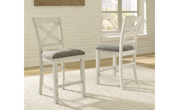 D784-124 Brewgan UPHOLSTERED BARSTOOL (2/CN)