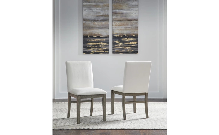 Anibecca DINING UPH SIDE CHAIR (2/CN) ASHLEY Gray D970-01