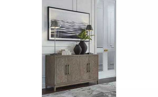 DINING ROOM SERVER ASHLEY Chrestner Gray D983-60