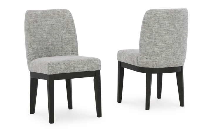 Burkhaus DINING UPH SIDE CHAIR (2/CN) ASHLEY Dark Brown D984-01