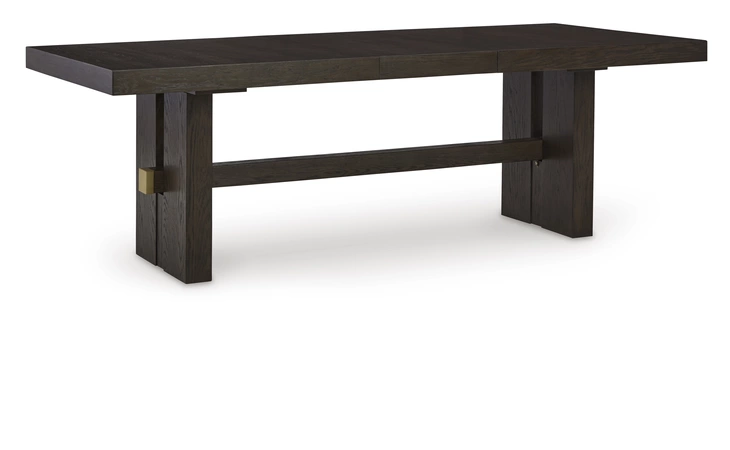 Burkhaus RECT DINING ROOM EXT TABLE ASHLEY Dark Brown D984-45