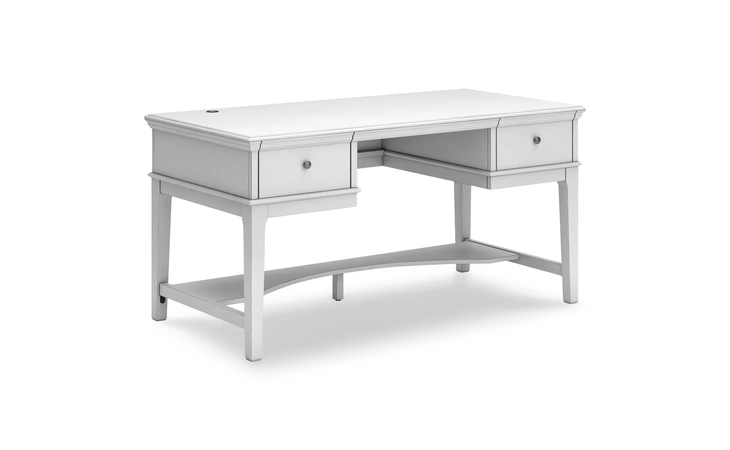 Kanwyn HOME OFFICE STORAGE LEG DESK ASHLEY Whitewash H777-26