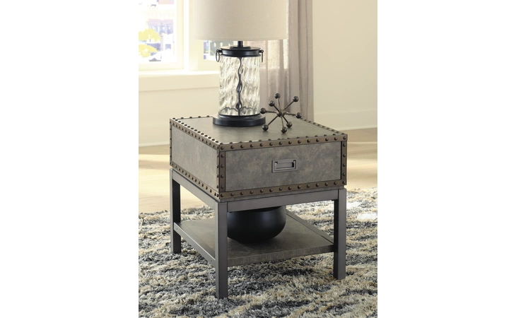 T973-3 Derrylin RECTANGULAR END TABLE