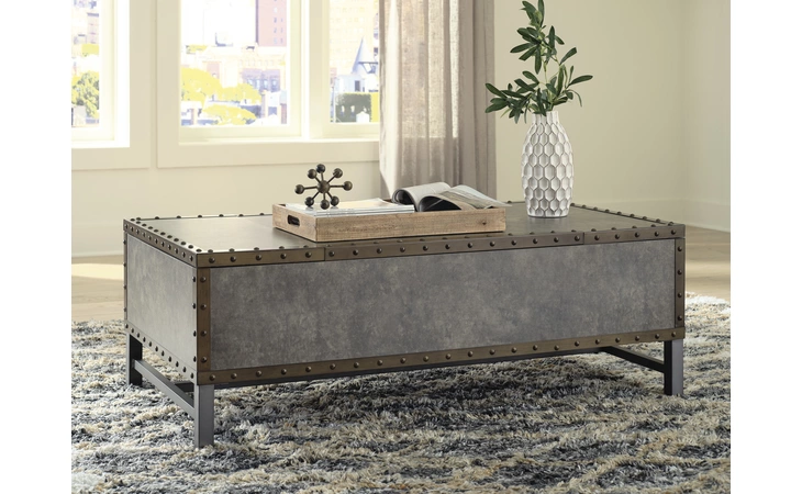 Derrylin LIFT TOP COFFEE TABLE ASHLEY Brown T973-9
