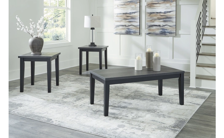 Garvine OCCASIONAL TABLE SET (3/CN) ASHLEY Two-tone T026-13