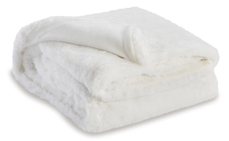 A1000909T Gariland THROW/GARILAND/WHITE