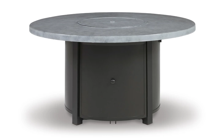 P187-776 Coulee Mills ROUND FIRE PIT TABLE