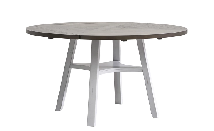 D643-13 Postenbrook ROUND DROP LEAF COUNTER TABLE
