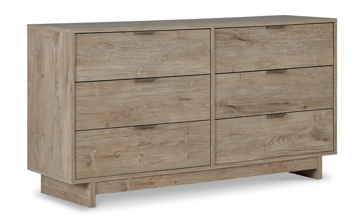 Oliah SIX DRAWER DRESSER ASHLEY Natural EB2270-231