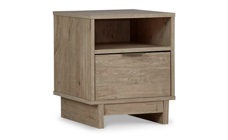 Oliah ONE DRAWER NIGHT STAND ASHLEY Natural EB2270-291