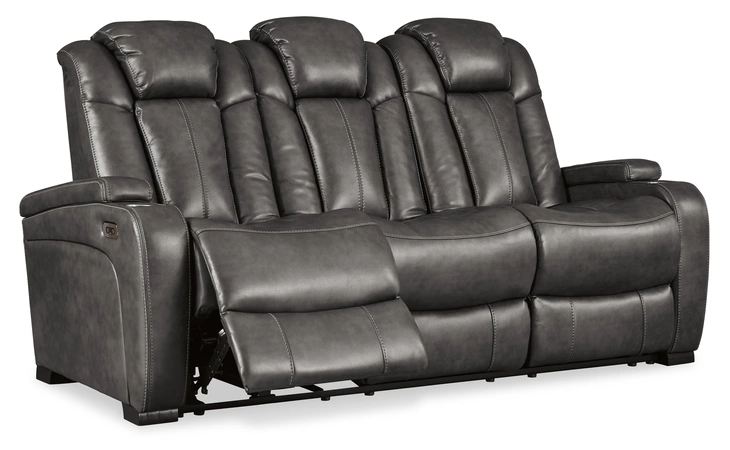 Turbulance PWR REC SOFA WITH ADJ HEADREST ASHLEY Quarry 8500115C