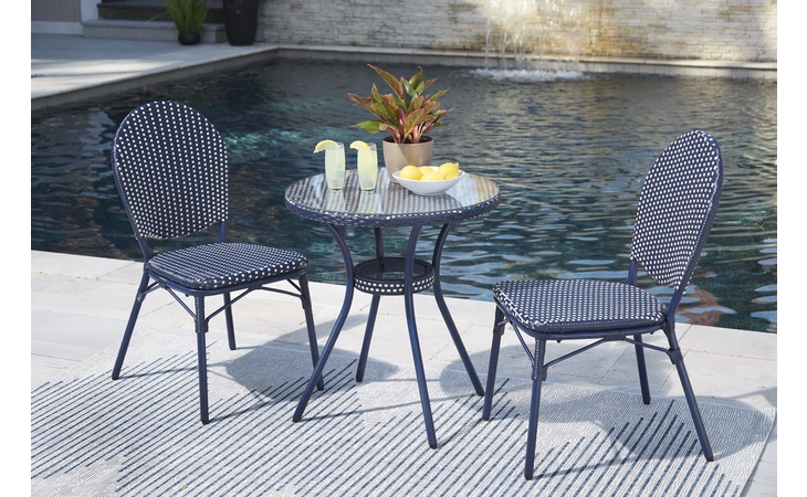 Odyssey Blue CHAIRS W/TABLE SET (3/CN) ASHLEY Blue P216-050