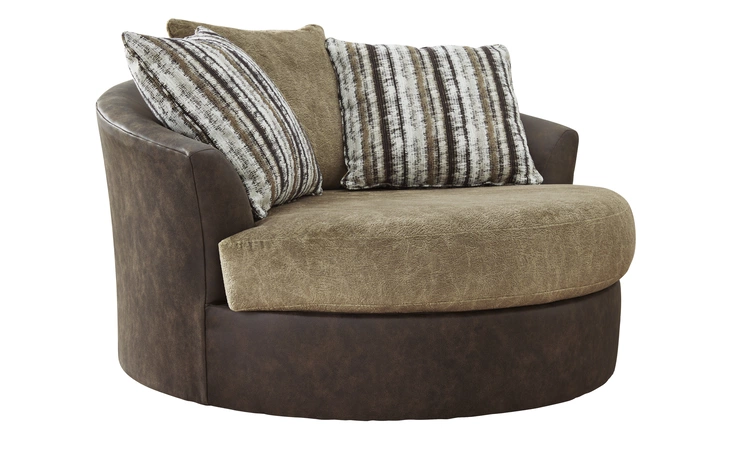 1870421 Alesbury OVERSIZED SWIVEL ACCENT CHAIR
