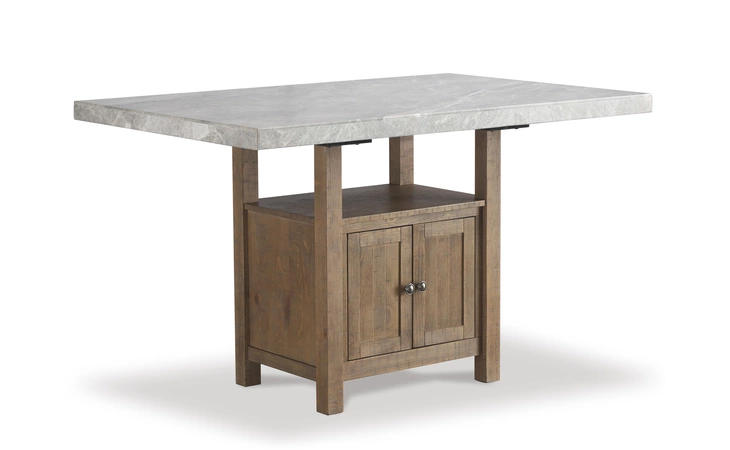 Aleeda DINING ROOM COUNTER TABLE BASE ASHLEY Brown D747-13B