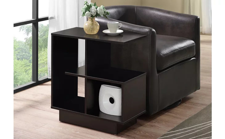 I2094 ACCENT TABLE - 24 H - ESPRESSO MONARCH SPECIALTIES  I2094
