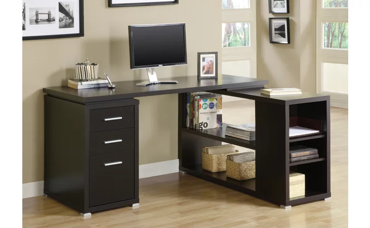 I7019 COMPUTER DESK - ESPRESSO LEFT OR RIGHT FACING CORNER MONARCH SPECIALTIES  I7019