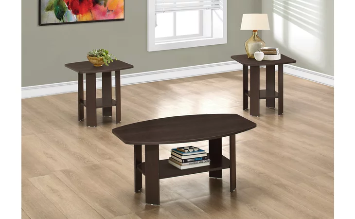 I7924P TABLE SET - 3PCS SET / ESPRESSO MONARCH SPECIALTIES  I7924P
