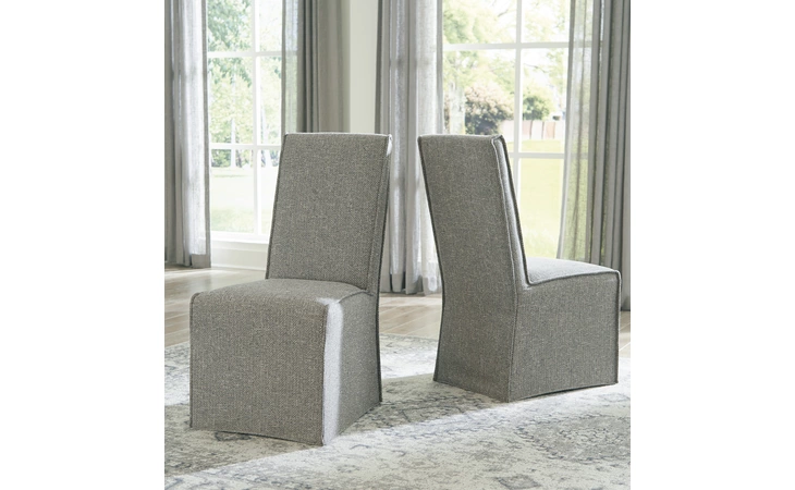 Hennington DINING UPH SIDE CHAIR (2/CN) ASHLEY FURNITURE Bisque D756-03