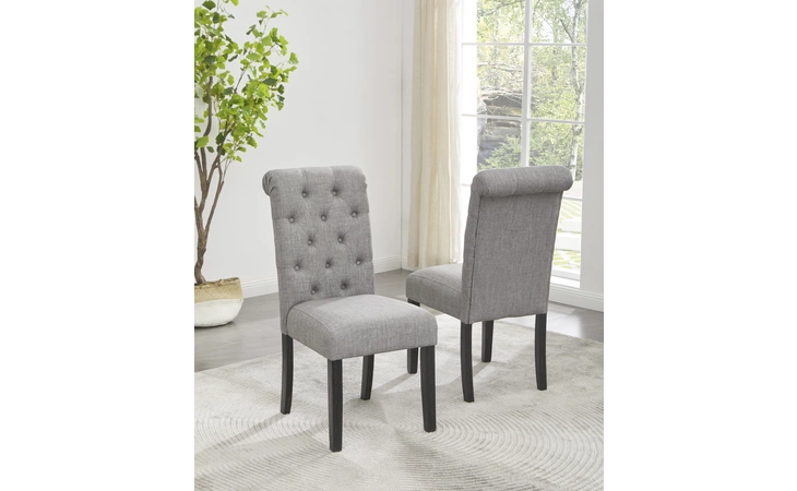 D691-01 Broshound DINING UPH SIDE CHAIR (2/CN)