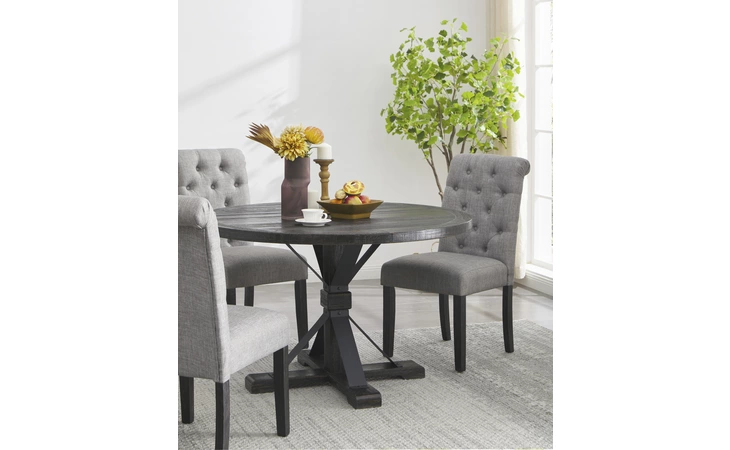 D691-50 Broshound ROUND DINING ROOM TABLE