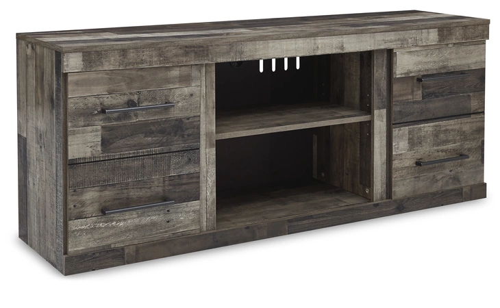 Derekson LG TV STAND W/FIREPLACE OPTION ASHLEY Multi Gray EW0200-268