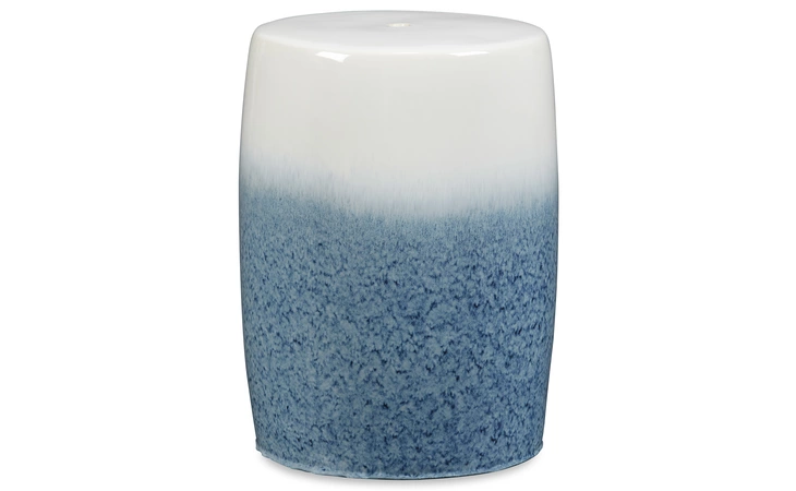 Ikegrove STOOL ASHLEY White/Blue A3000620