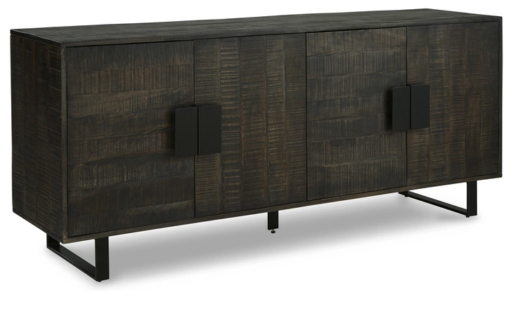 Kevmart ACCENT CABINET ASHLEY Grayish Brown/Black A4000533
