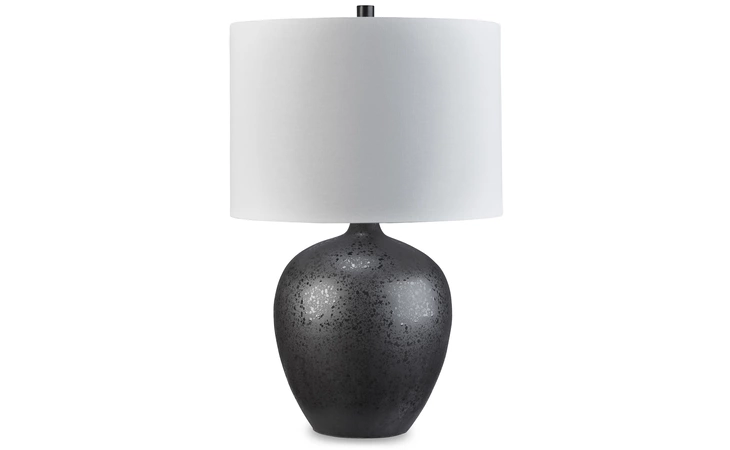 Ladstow CERAMIC TABLE LAMP (1/CN) ASHLEY Black L123894