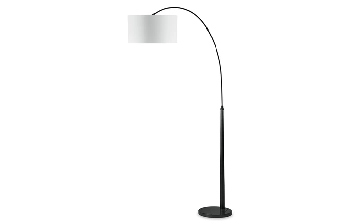Veergate METAL ARC LAMP (1/CN) ASHLEY Black L725149