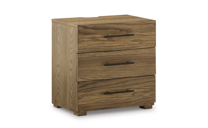 Dakmore THREE DRAWER NIGHT STAND ASHLEY Brown B783-93