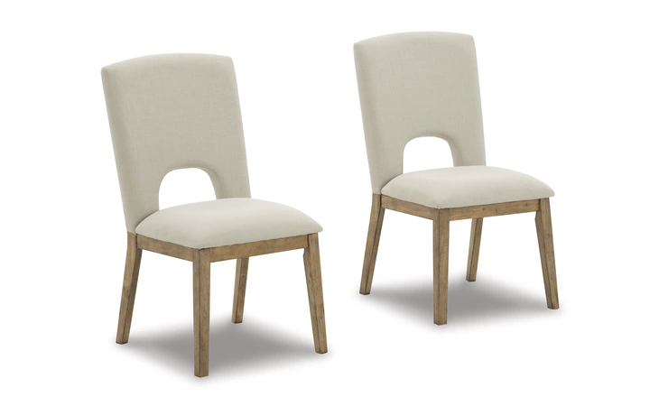 Dakmore DINING UPH SIDE CHAIR (2/CN) ASHLEY Brown D783-01