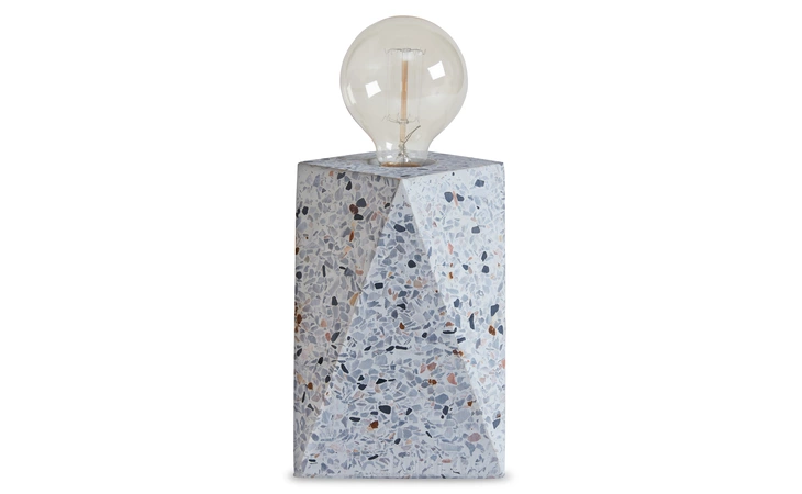 Maywick CONCRETE TABLE LAMP (1/CN) ASHLEY White L235673