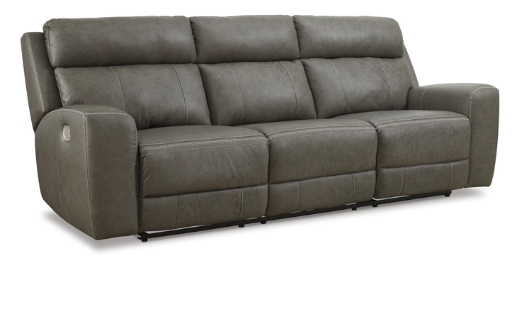 Roman PWR REC SOFA WITH ADJ HEADREST ASHLEY Smoke U2540215
