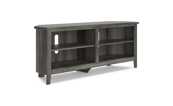 Arlenbry MEDIUM CORNER TV STAND ASHLEY Gray W275-56