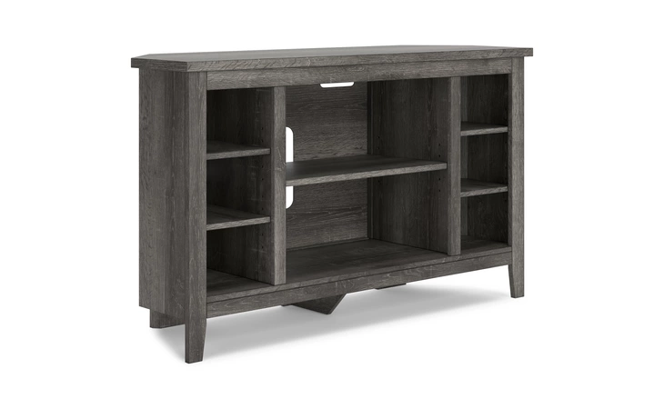 Arlenbry CORNER TV STAND/FIREPLACE OPT ASHLEY Gray W275-67