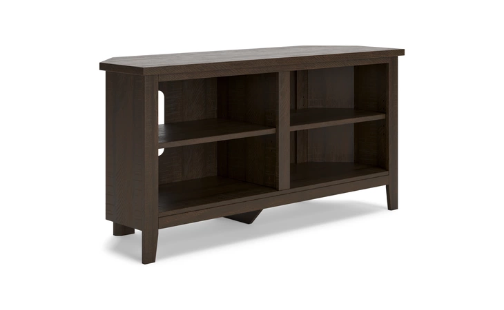 Camiburg SMALL CORNER TV STAND ASHLEY Warm Brown W283-46