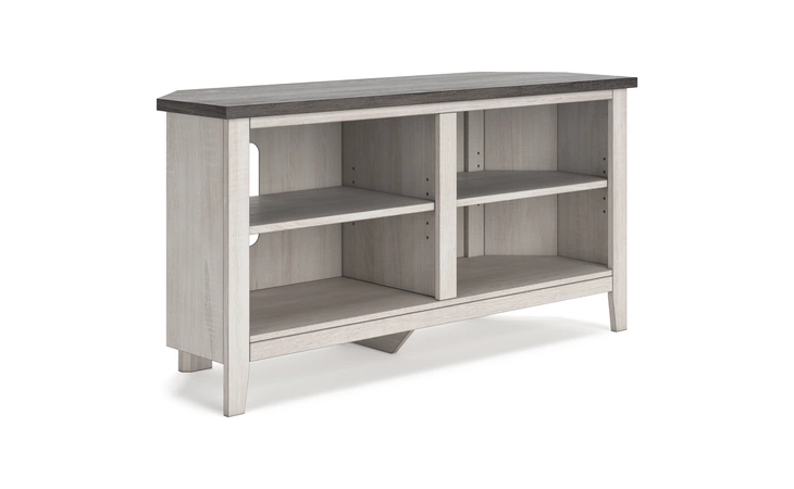 W287-46 Dorrinson SMALL CORNER TV STAND