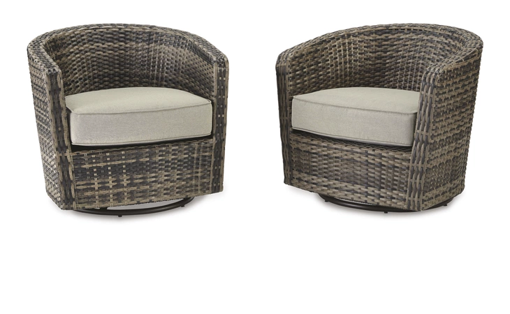 Coulee Mills SWIVEL LOUNGE W/CUSHION (2/CN) ASHLEY  P187-821