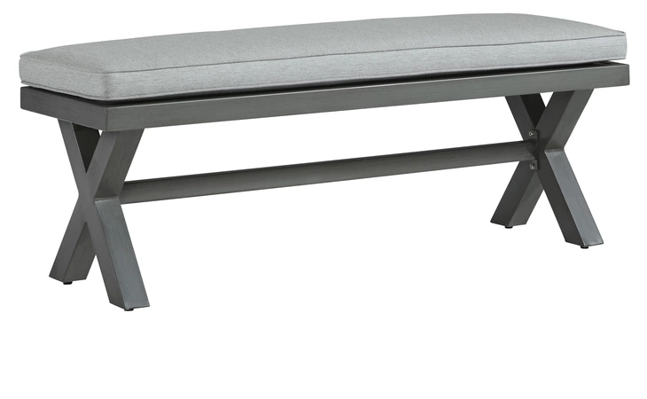 Elite Park BENCH WITH CUSHION ASHLEY Gray P518-600