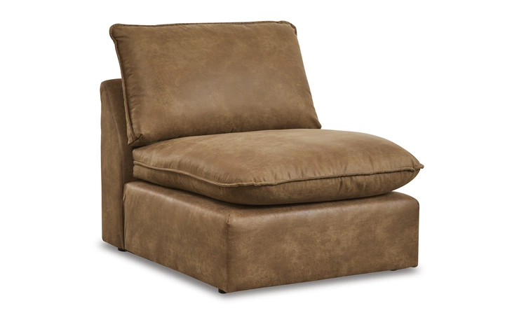 Marlaina ARMLESS CHAIR ASHLEY Caramel 2250146