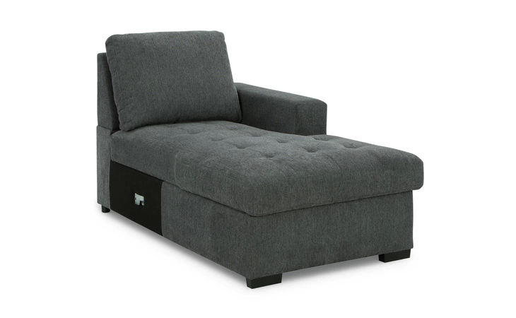 Millcoe RAF CORNER CHAISE W/STORAGE ASHLEY Gray 2660617