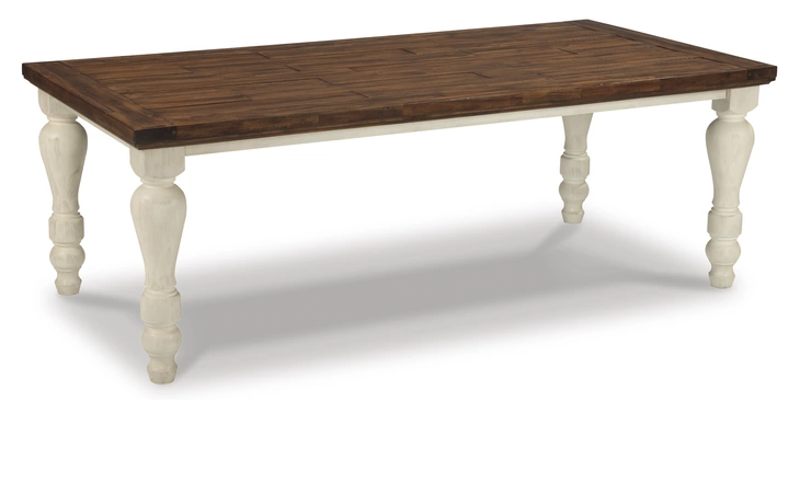 Marsilona RECTANGULAR DINING ROOM TABLE ASHLEY FURNITURE Two-tone D712-25