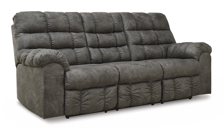 Derwin RECLINING SOFA W/ DROP DOWN TABLE ASHLEY Concrete 2840289