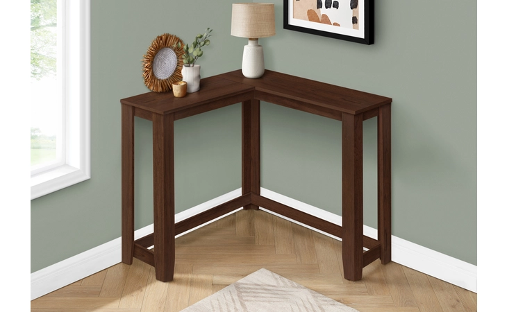 I3661 ACCENT TABLE - 36  - CHERRY CORNER CONSOLE MONARCH SPECIALTIES  I3661