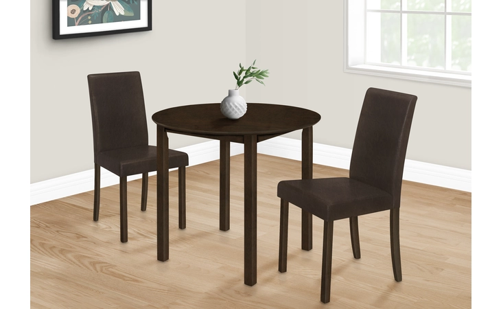 I1300 DINING TABLE - 36 DIA - ESPRESSO MONARCH SPECIALTIES  I1300