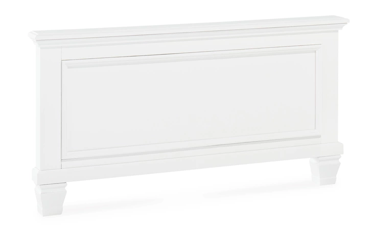 Fortman TWIN PANEL FOOTBOARD ASHLEY White B680-52