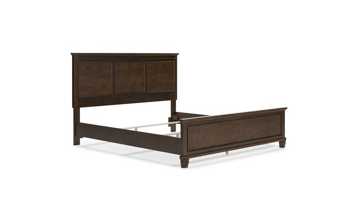 Danabrin CALIFORNIA KING PANEL RAILS ASHLEY Brown B685-94