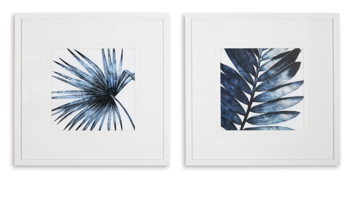 Breelen WALL ART SET (2/CN) ASHLEY Blue/White A8000369