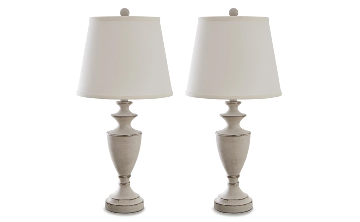 Dorcher METAL TABLE LAMP (2/CN) ASHLEY Antique Gray L204424